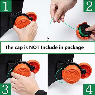 10 Pack String Trimmer Replacement Spool Compatible with Black+