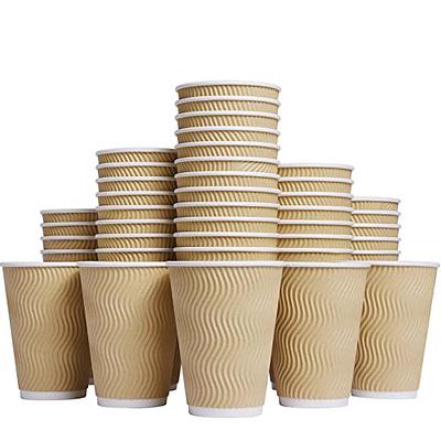 100-1000 PCS Disposable Paper Coffee Cup Sleeves Insulation Cover Kraft  Paper