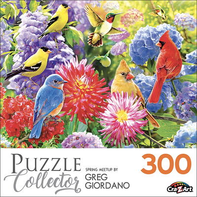Cra-Z-Art Puzzle Collector 300-Piece Friendly Birds Jigsaw Puzzle 