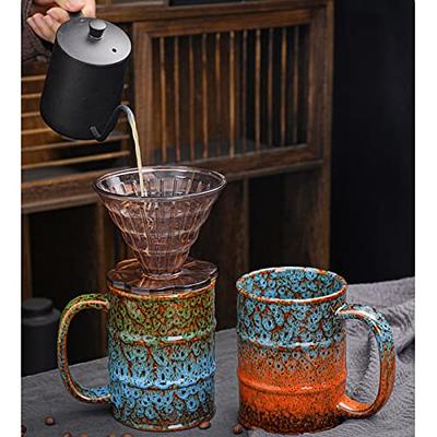 Joeyan Glass Coffee Mugs Cappuccino Latte Cups Tea