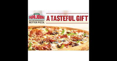  Papa John's Pizza $25 Gift Card : Gift Cards