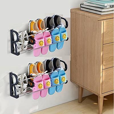 ZYOLE Hanging Shoe Rack, 3Pack Wall Mounted Shoes Rack with Sticky