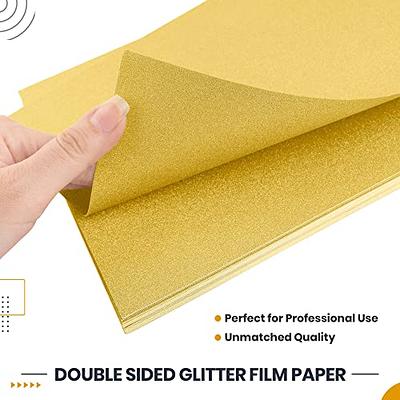 gold glitter cardstock paper 20 sheets