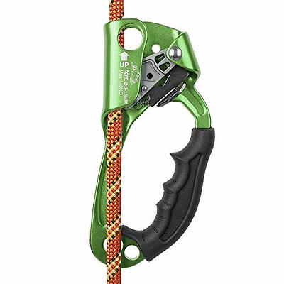 SZCQ SRT Climbing Equipment Hand Ascender Light Alloy Mountaineering Rock  Ergonomic Rappelling Gear Handled Right asender Arborist Tree Climber  Rigging (Green,Right Hand) - Yahoo Shopping