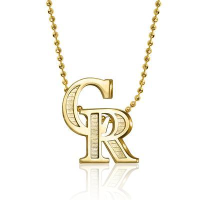 Women's Los Angeles Dodgers 18'' 14k Yellow Gold Small Team Pendant Necklace