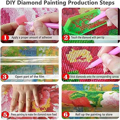 Diamond Painting Kits for Adults, Diamond Art, Crystal Gem Jewel Art Kits  for Adults Kids, 5D