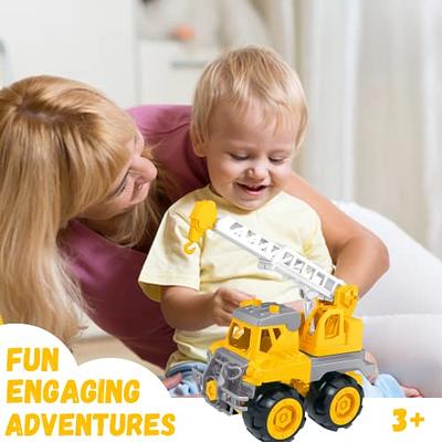 Take Apart Toys with Electric Drill, Toddler DIY Assembly Construction  Truck, Building Toys Gifts for Boys & Girls Age 3yr-6yr