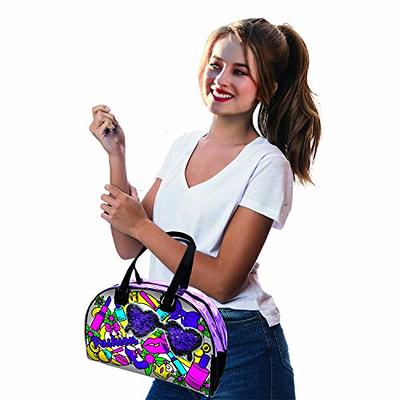 Amav Toys DIY Personalize Paintable Reversible Sequins Tote Bag for Girls -  Design and Paint Your Very