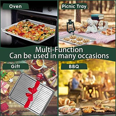 11 Baking Sheets Shinsin Nonstick Toaster Oven Pans Heavy Carbon Steel 11X9