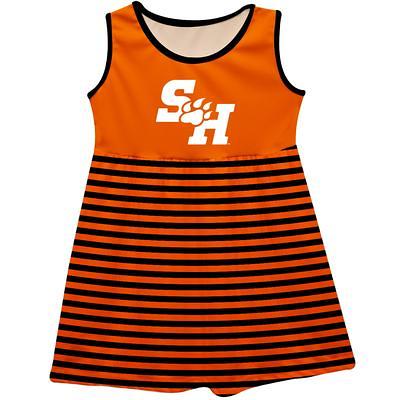 Houston Fan Dress (orange) - Girls