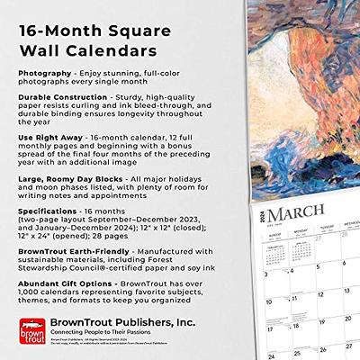 Calendar Ink, Monet 2024 Wall Calendar