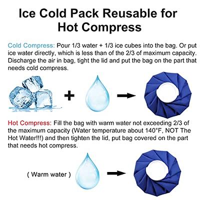 Ice Pack for Injuries Reusable 9, Ice Bag Hot & Cold Therapy for Pain  Relief, No Leak Blue Ice Pack Ice Bags 2 Pack - Yahoo Shopping