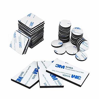 Double Sided Foam Tape Strong Pad Mounting,Black Self-Adhesive Tape Include  Square Round and Rectangular(60Pcs) - Yahoo Shopping