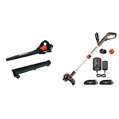  Worx String Trimmer Cordless, Edger 40V Power Share Weed  Trimmer 13 (2 Batteries & Charger Included) WG184 : Patio, Lawn & Garden