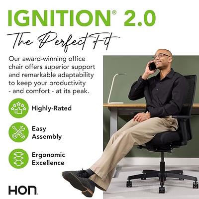 HON Ignition 2.0 Low-Back Mesh Ergonomic Office Chair