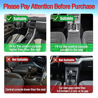 DOFOWOT Car Seat Gap Filler 2 Packs, Car Center Console Organiser PU  Leather (Brown 2.0, No partition) - Yahoo Shopping