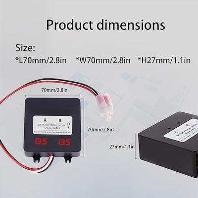 ECO-WORTHY 24V 48V Battery Balancer Equalizer for AGM Gel Lithium battery