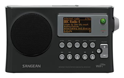Sangean WFR-39 FM-RBDS/Internet Radio with Spotify Connect, AirMusic  Control Rechargeable Portable Digital Radio