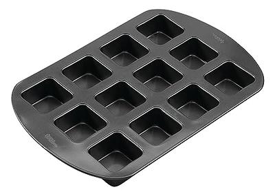 baking pans non stick brownie 12 cavity mini loaf square bar pan