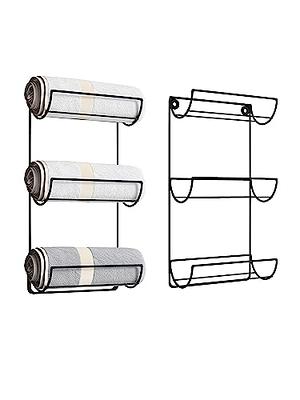 Wine Rack as Towel Rack: Vertical Bathroom Storage