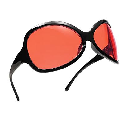  ADE WU Rectangle Sunglasses Women Men Vintage Retro 90s Black  Square Sun Glasses TRENDY : Clothing, Shoes & Jewelry