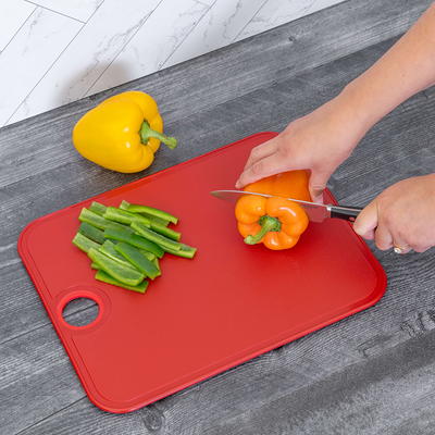 Architec Gripper-Lined Cutting Board - Red - 14 x 11 in