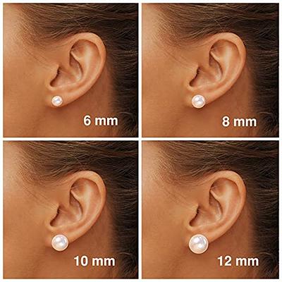 Jewellery Hat's ® big pearl studs | 25mm big pearl earrings | Fashion