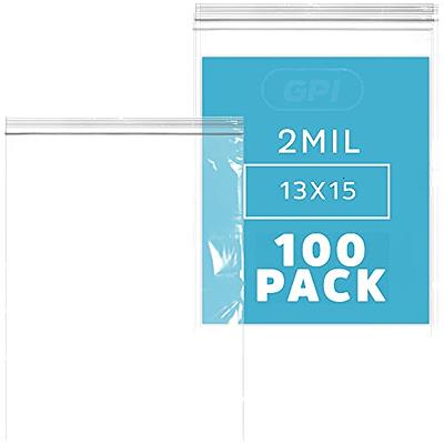 2x2 Plastic Zip Top Bags (Pack of 100), small ziplock bags for jewelry
