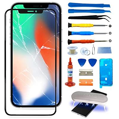 Premium for iPhone 11 Screen Replacement 6.1' 3D Touch Screen Repair Kit (Model A2111, A2223, A2221) Digitizer Display Assembly with Back Plate, Water