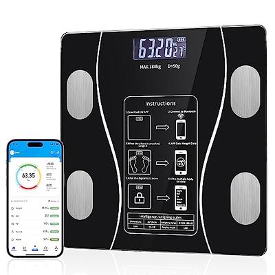 Bluetooth Body Fat Scale,Smart Scale Bathroom Digital Weight Scale