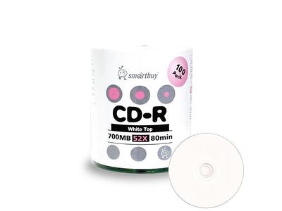 Spin-X CD-R 80Min 48X Diamond/ White Thermal Printable, in Hub, No