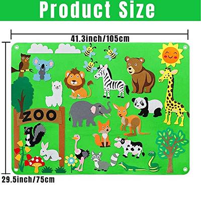 Children's flannel story board play set for early development and