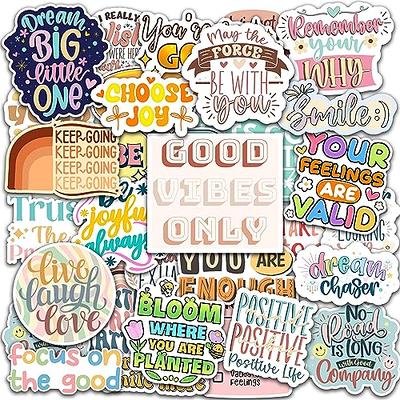 100 Inspirational Words Stickers Pack Motivational Quote Waterproof  Stickers for Teens and Adults Affirmation Stickers for Teacher Positive  Vinyl