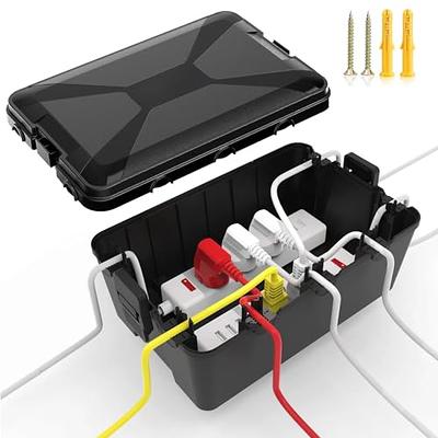 Flemoon Large Outdoor Electrical Box, IP54 Waterproof Outdoor Extension  Cord Cover Weatherproof, Protect Outlet, Plug, Socket, Timer, Power Strip,  Holiday Light Decoration, Orange - Yahoo Shopping