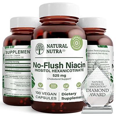 Niacin, Vitamin B3, 100 mg, 100 Capsules