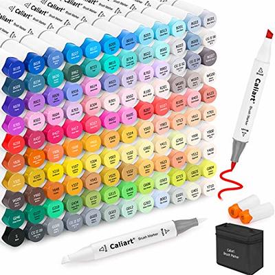 Banral 120 Colors Alcohol Markers, Premium Dual Tip Alcohol Based Art  Markers Set for Adult Kids Coloring Drawing Sketching Permanent Brush  Markers