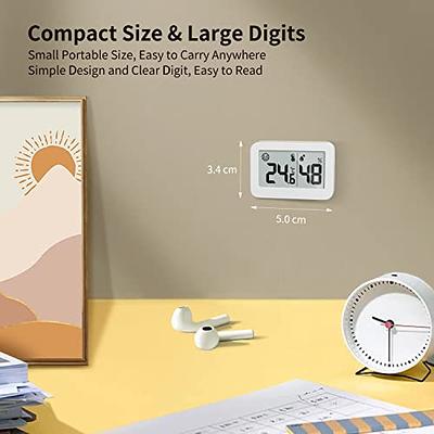 Round Electronic Temperature And Humidity Meter Reptile Electronic