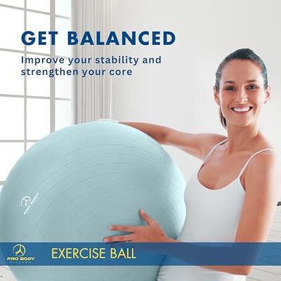 ProBody Pilates Ball Exercise Ball Yoga Ball, Multiple Sizes