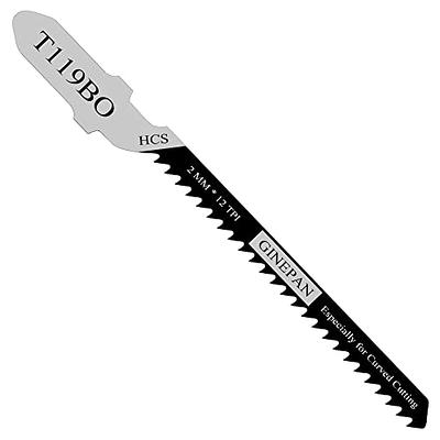 Jigsaw Blades T Shank 20PCS T119BO with Case, Compatible with