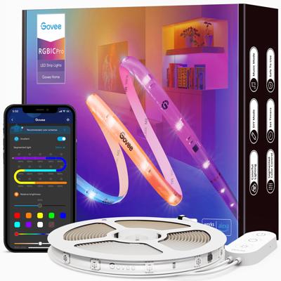 Govee RGBIC Alexa LED Strip Light, 20m Smart WiFi App Control, Alexa and  Google Assistant Compatible, Music Sync LED Lights for Bedroom, Living Room