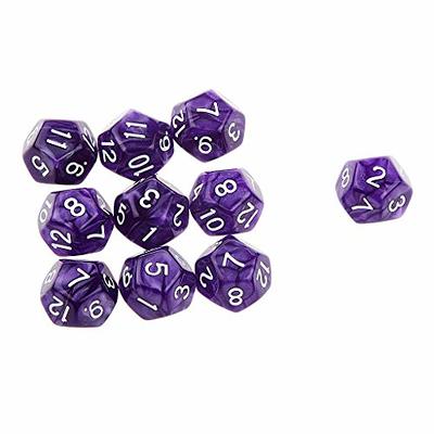 10pcs 20 Sided Dice D20 Polyhedral Dice for Dungeons and Dragons