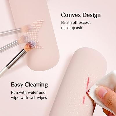 FERYES Makeup Bag & Travel Makeup Brush Holder Silicon Soft