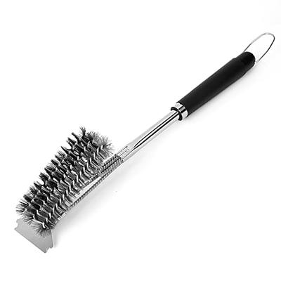 Bbq Grill Brush Grill Cleaner Barbecue Grill Brush And Scraper Non Scratch  Cleaning Best Compatible With Any Gr