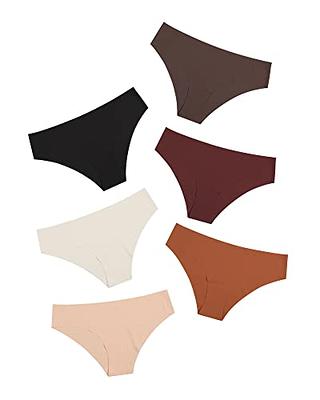  DEANGELMON Seamless Thongs For Women No Show Thong Underwear  Women Comfortable Multiple Pack6P7