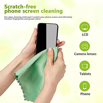Green Color 20X30cm Premium Quality Scratch-Free Microfiber