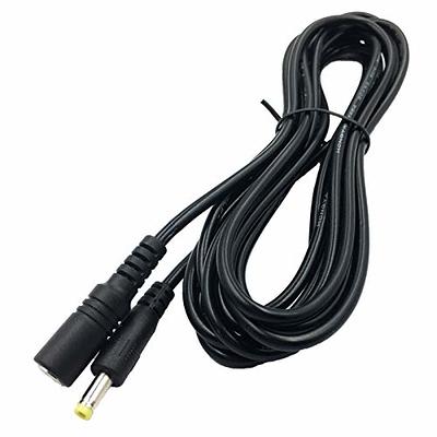 Extension Power Cord Replacement for 15W Alexa Dot 3rd Gen, Dot 4th Gen,  Show 5 and TV Cube -10ft Long Cable White 