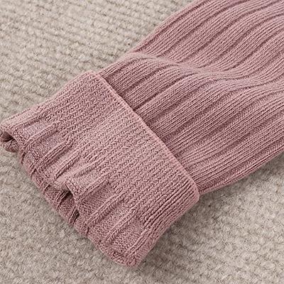 Girls Toddler Baby Basic Ribbed Sweater and Leggings Footless Tights Kids  Little Girls Dress Bottom Top Pants 