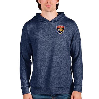 Carolina Panthers Antigua Victory Chenille Pullover Sweatshirt - White