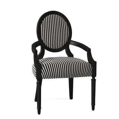 King Louis Back Side Chair in Dark Gray - Yahoo Shopping