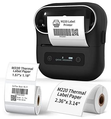 Label Maker Machine with Tape - 3 Thermal Label Printer for Small Business  - M200 Mini Label Printer Barcode Printer for Phone&PC, Bluetooth Label  Makers for Labels,Logo,Product Ingredient - Yahoo Shopping